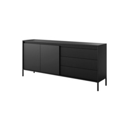 Senne Sideboard Cabinet 187cm - Black 187cm - thumbnail 2