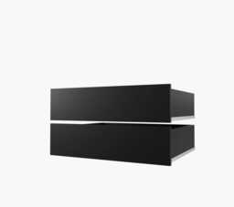 Marsylia I Sliding Door Wardrobe 100cm - Black 100cm - thumbnail 6
