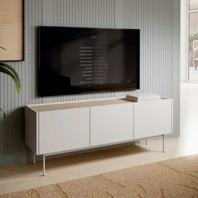 Frisk TV Cabinet 144cm - Cashmere 144cm - image 1
