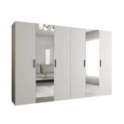 Bari II Hinged Door Wardrobe 300cm - Black 300cm - thumbnail 5