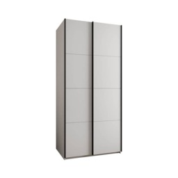 Trosa I Sliding Door Wardrobe 100cm - Black 100cm - thumbnail 7