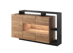 Alva Display Sideboard Cabinet 155cm - Oak Grandson 155cm - thumbnail 3