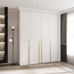 Como III Hinged Door Wardrobe 200cm - Cashmere 200cm - thumbnail 5
