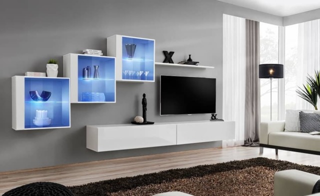 "Switch XX Entertainment Unit For TVs Up To 49"" - White 330cm White" - image 1