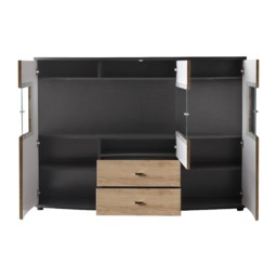 Dera 81 Sideboard Display Cabinet 160cm - Oak Artisan 160cm - thumbnail 2