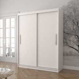 Vista 04 Sliding Door Wardrobe 150cm - White Oak Sonoma 150cm - thumbnail 2