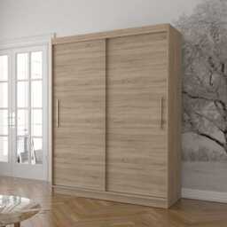 Vista 04 Sliding Door Wardrobe 150cm - White Oak Sonoma 150cm - thumbnail 5