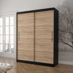Vista 04 Sliding Door Wardrobe 150cm - White Oak Sonoma 150cm - thumbnail 6