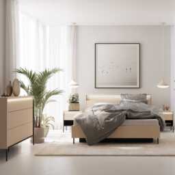Trend TS-02 Sliding Door Wardrobe 250cm - Beige 250cm - thumbnail 6