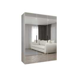 Marbella III Hinged Door Wardrobe 150cm - Black 150cm - thumbnail 8