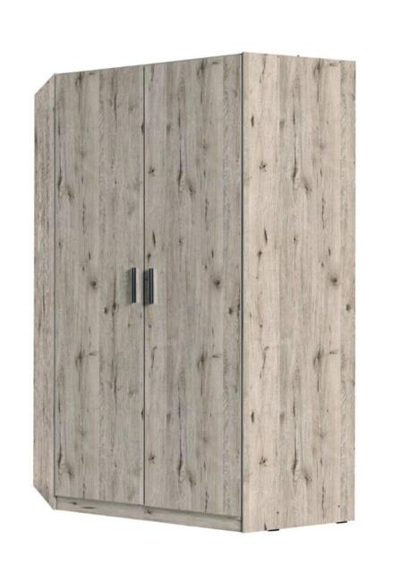 Snow 06 Corner Wardrobe 117cm - Oak Wellington 117cm - image 1
