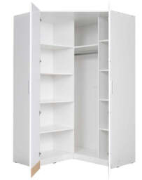 Snow 06 Corner Wardrobe 117cm - Oak Wellington 117cm - thumbnail 3