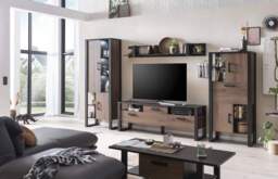 Nordi 12 Tall Display Cabinet 75cm - Okapi Walnut 75cm - thumbnail 6