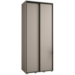Dakota I Sliding Door Wardrobe 100cm - Cashmere 100cm - thumbnail 2