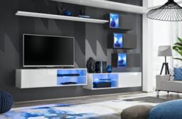 "Switch XXIV Wall Entertainment Unit For TVs Up To 49"" - Graphite 250cm Graphite" - thumbnail 6