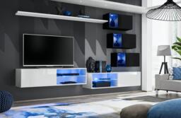 "Switch XXIV Wall Entertainment Unit For TVs Up To 49"" - Graphite 250cm Graphite" - thumbnail 8