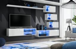 "Switch XXIV Wall Entertainment Unit For TVs Up To 49"" - Graphite 250cm Graphite" - thumbnail 2