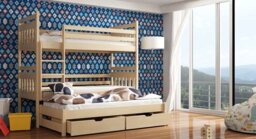 Seweryn Bunk Bed with Trundle and Storage - White Matt Without Mattresses - thumbnail 8