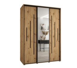 Cannes XIII Sliding Door Wardrobe 180cm - Oak Artisan 180cm - thumbnail 5
