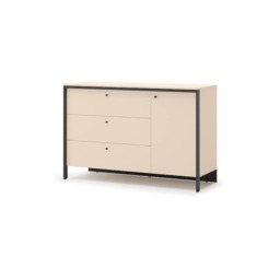 Enna EN-04 Chest Of Drawers 136cm - Beige 136cm - thumbnail 2