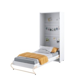 CP-03 Vertical Wall Bed Concept 90cm - White Gloss 90 x 200cm - thumbnail 4