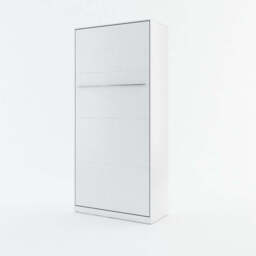 CP-03 Vertical Wall Bed Concept 90cm - White Gloss 90 x 200cm - thumbnail 2