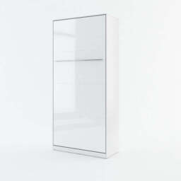 CP-03 Vertical Wall Bed Concept 90cm - White Gloss 90 x 200cm
