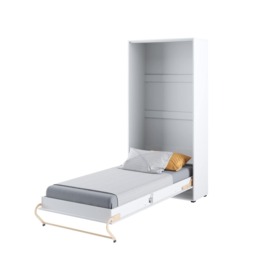 CP-03 Vertical Wall Bed Concept 90cm - White Gloss 90 x 200cm - thumbnail 3