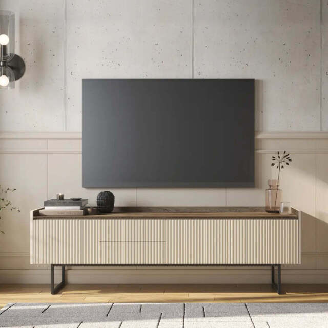 Lago LG-06 TV Cabinet 192cm - Beige 192cm - image 1