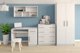 Omega OM-09 Wall Shelf 110cm - White Matt 110cm - thumbnail 4