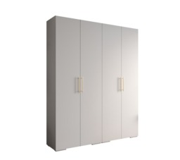 Inova III Hinged Door Wardrobe 200cm - Black 200cm - thumbnail 3