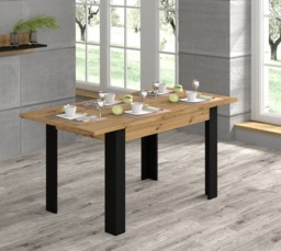 Nuka Extending Dining Table 120cm - Oak Artisan 120cm - thumbnail 5