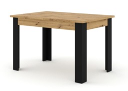 Nuka Extending Dining Table 120cm - Oak Artisan 120cm - thumbnail 3