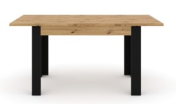 Nuka Extending Dining Table 120cm - Oak Artisan 120cm - thumbnail 2