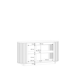 Chikuma Sideboard Cabinet 162cm - Sand 162cm - thumbnail 8