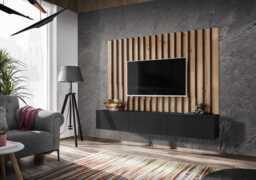 "Verti II Entertainment Unit For TVs Up To 75"" - Cashmere 180cm" - thumbnail 7