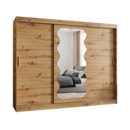 Spoti Sliding Door Wardrobe 250cm - Black 250cm - thumbnail 3