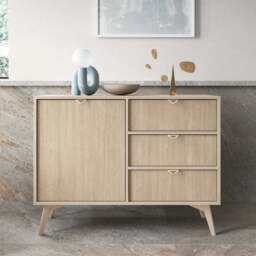 Forest Sideboard Cabinet 106cm - Beige 106cm - thumbnail 1