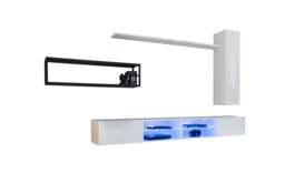 "Switch Metal IV Entertainment Unit For TVs Up To 75"" - 300cm Black" - thumbnail 3