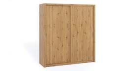 Bono Sliding Door Wardrobe 200cm - White Matt 200cm - thumbnail 3