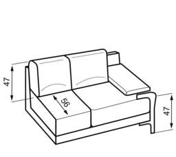 Chicago Corner Sofa - 278cm 248cm Left - thumbnail 4