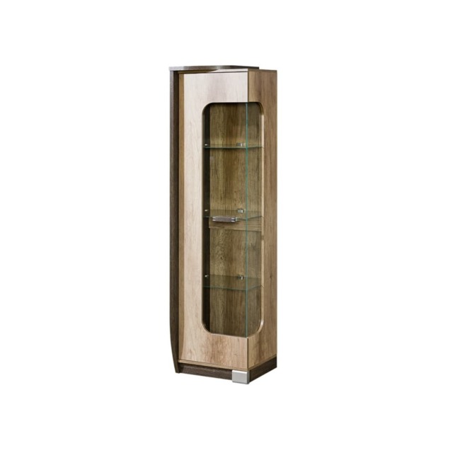 Romero R2 Tall Display Cabinet 50cm - Oak Canyon 50cm Left - image 1