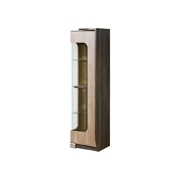 Romero R2 Tall Display Cabinet 50cm - Oak Canyon 50cm Left - thumbnail 2