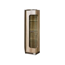 Romero R2 Tall Display Cabinet 50cm - Oak Canyon 50cm Left - thumbnail 1
