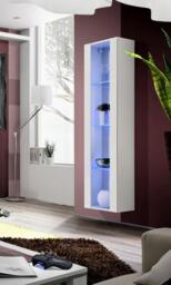 Fly 41 Tall Display Cabinet 40cm - Black Gloss 40cm - thumbnail 3