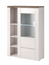 Larona 44 Display Cabinet 100cm - Oak Satin 100cm - thumbnail 6