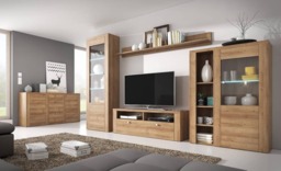 Larona 44 Display Cabinet 100cm - Oak Satin 100cm - thumbnail 5
