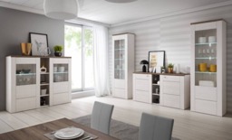 Larona 44 Display Cabinet 100cm - Oak Satin 100cm - thumbnail 8