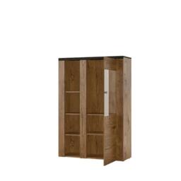 Larona 44 Display Cabinet 100cm - Oak Satin 100cm - thumbnail 2