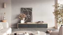 Frida 39 Floating TV Cabinet 180cm - Light Oak 180cm - thumbnail 6